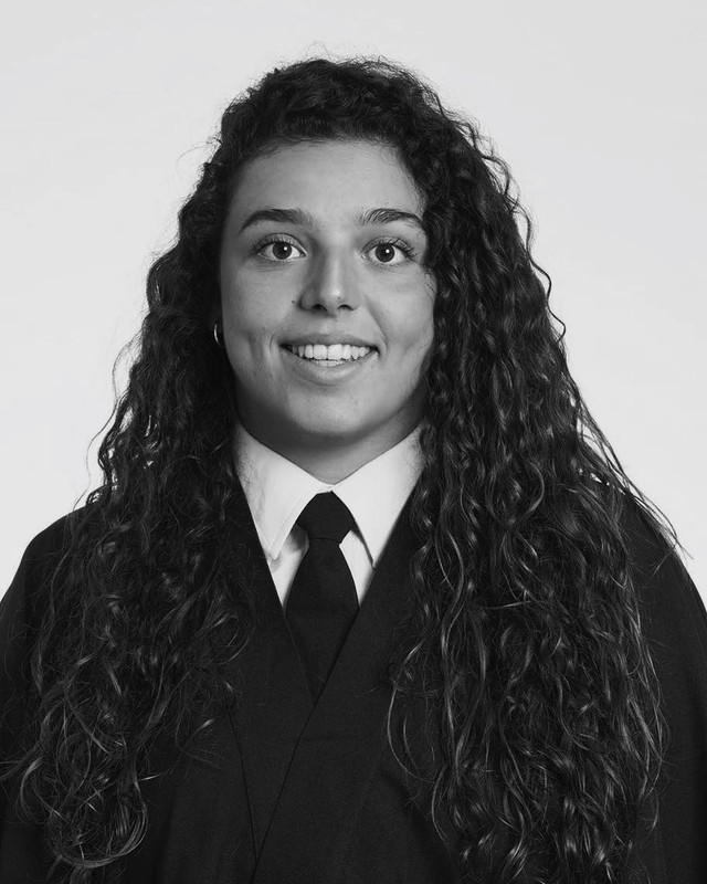 Laura Cavaller Ampurdanés en su graduación
